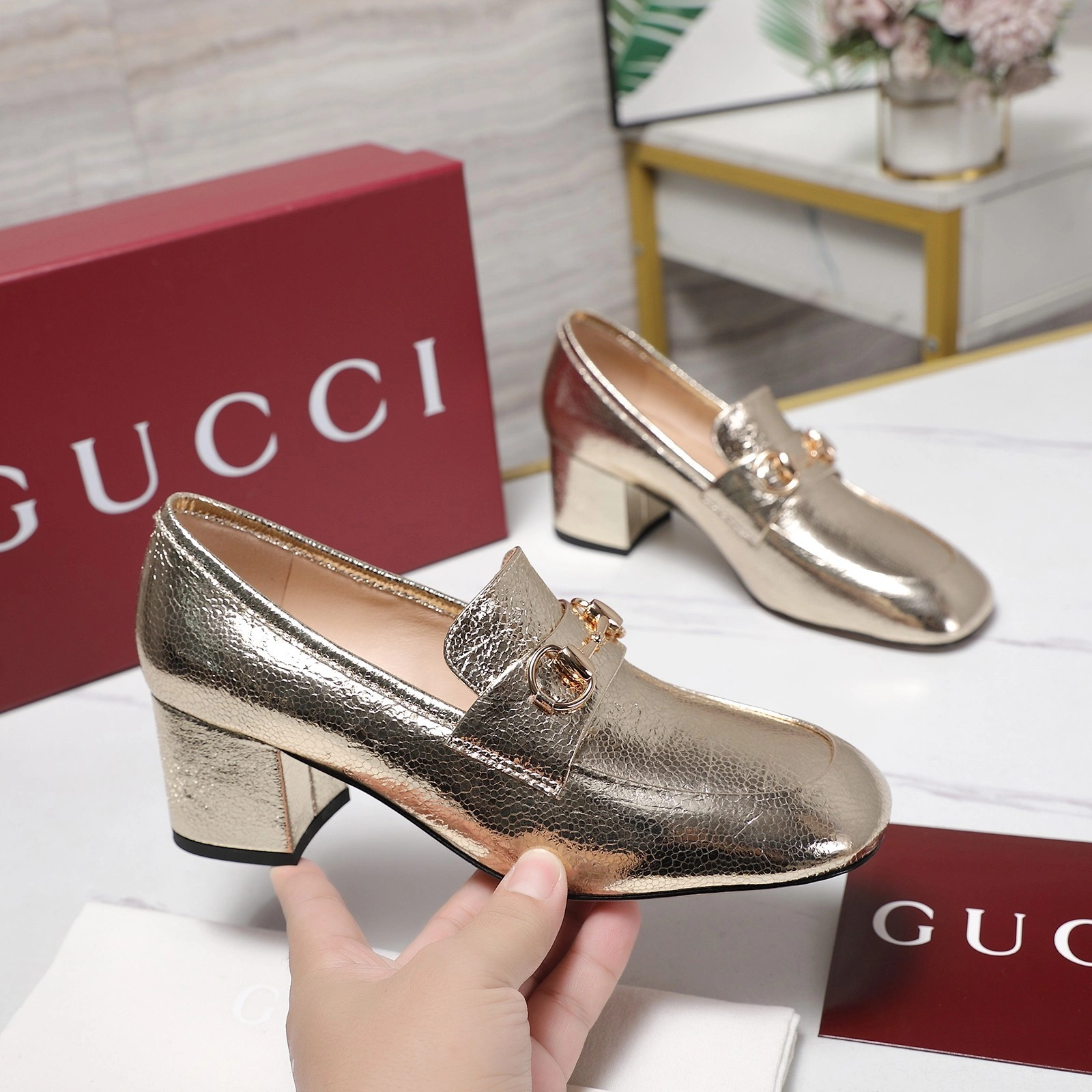 COCO-- 6u33i 832443 DKT00 7100 cowhide Heel height：5.5cm item:E-X362I1042